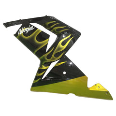 Kawasaki ZX-10R 2004-2005 Gold Flame Style A front fender without logos