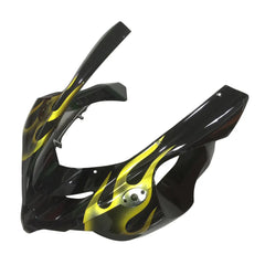 Kawasaki ZX-10R 2004-2005 Gold Flame Style A right side fairing panel without logos