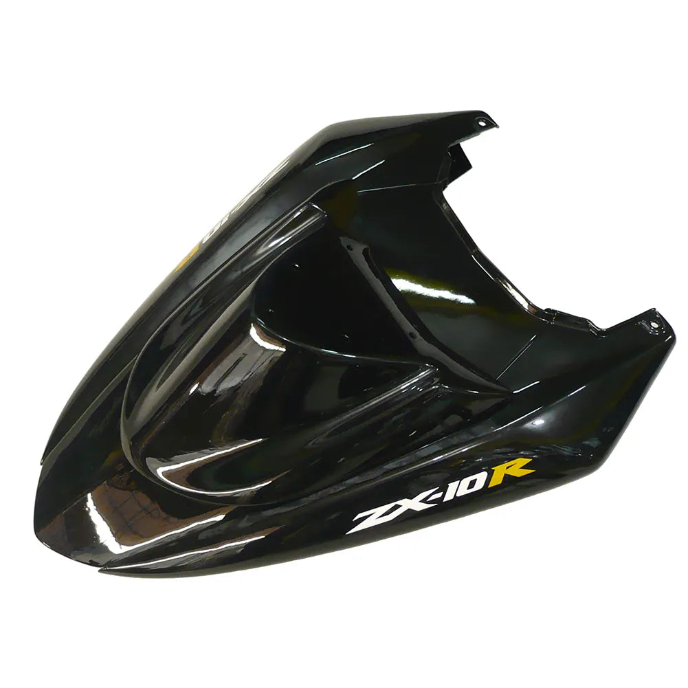 Kawasaki ZX-10R 2004-2005 Gold Flame Style B fuel tank cover without logos