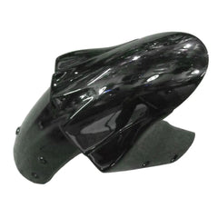 Kawasaki ZX-10R 2004-2005 Black White Flame fairing component detail without logos-image 1