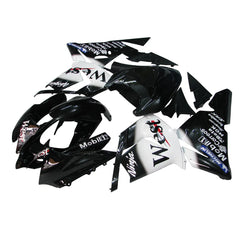 Kawasaki ZX-10R 2004-2005 WEST Edition Style A fairing kit side layout without logos-image 1