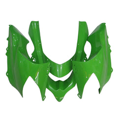 Kawasaki ZX-10R 2004-2005 Matte Black Green No-Letter tail fairing panel without logos