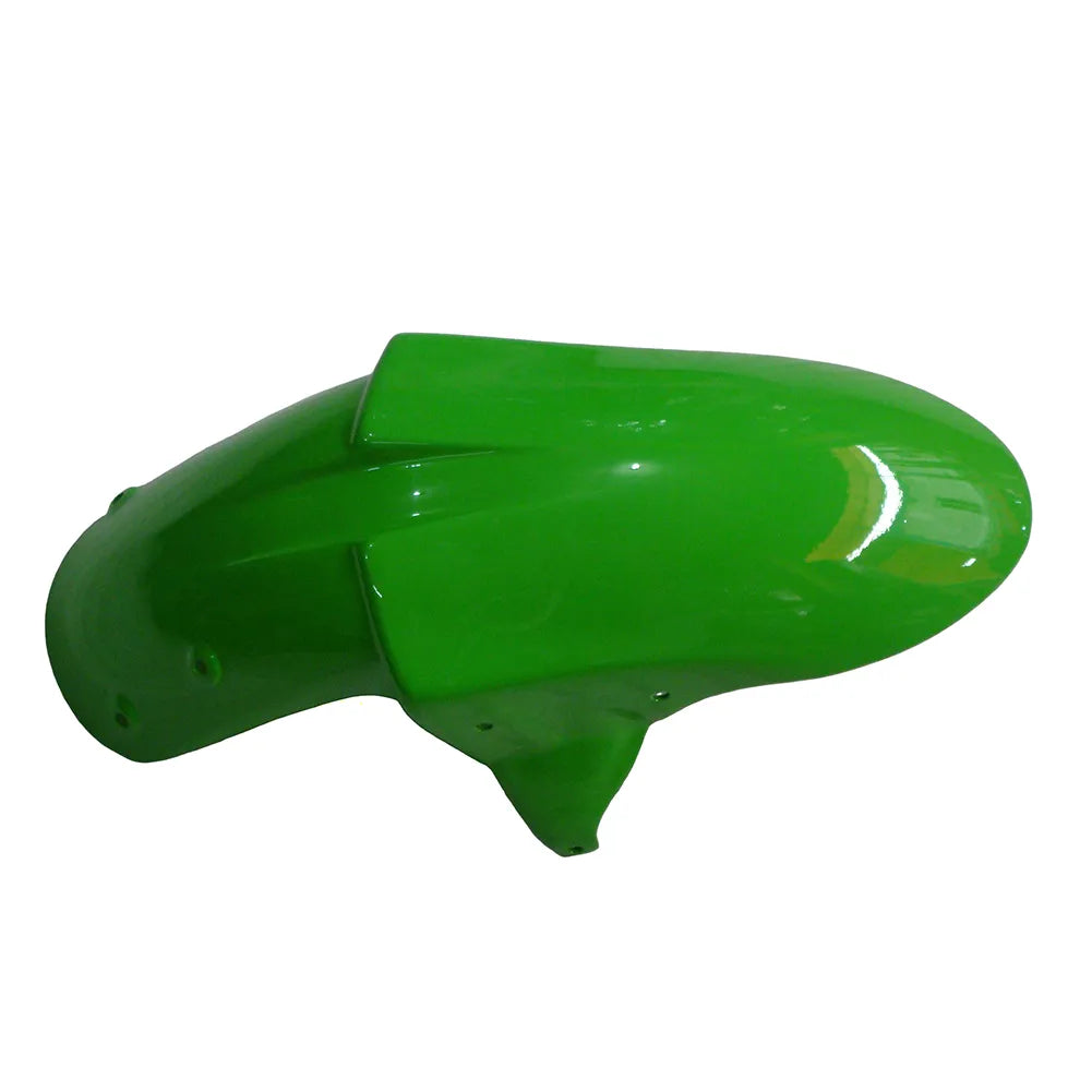 Kawasaki ZX-10R 2004-2005 Matte Black Green Lettered Style A tail fairing side panel without logos