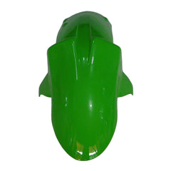 Kawasaki ZX-10R 2004-2005 Matte Black Green Lettered Style A fairing component detail without logos-image 1