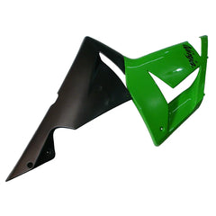 Kawasaki ZX-10R 2004-2005 Matte Black Green Lettered Style A right side fairing panel without logos
