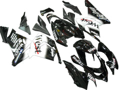 Kawasaki ZX-10R 2004-2005 WEST Edition Style C fairing kit side layout without logos-image 2