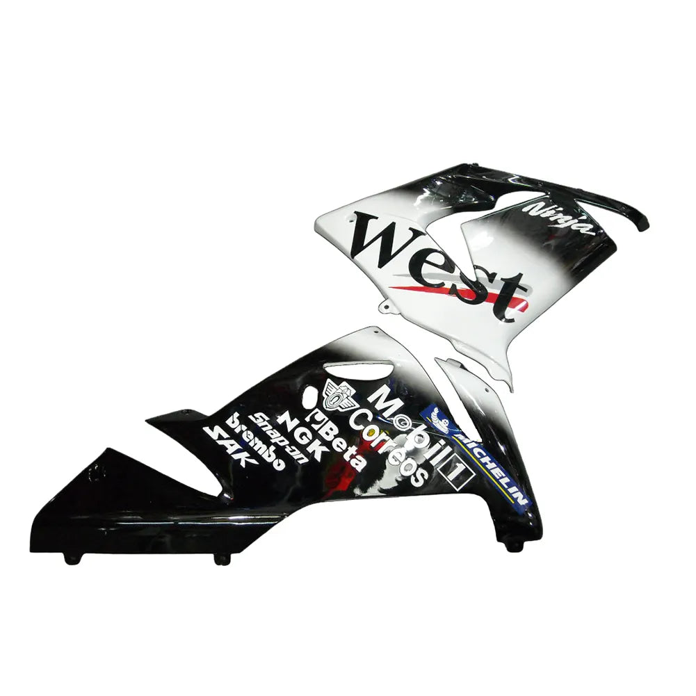 Kawasaki ZX-10R 2004-2005 WEST Edition Style C right side fairing panel without logos