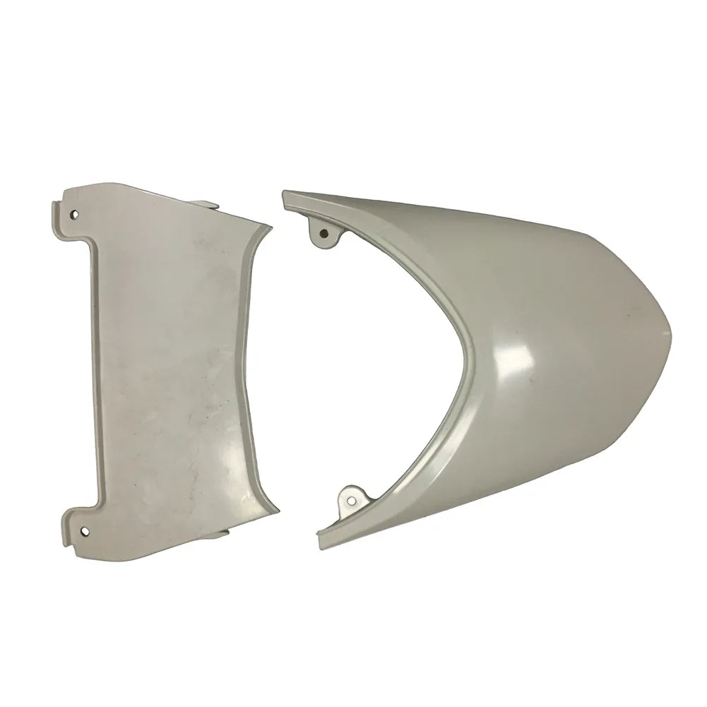 Kawasaki ZX-10R 2004-2005 Plain White Style A fuel tank cover without logos