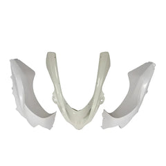 Kawasaki ZX-10R 2004-2005 Plain White Style A tail fairing side panel without logos