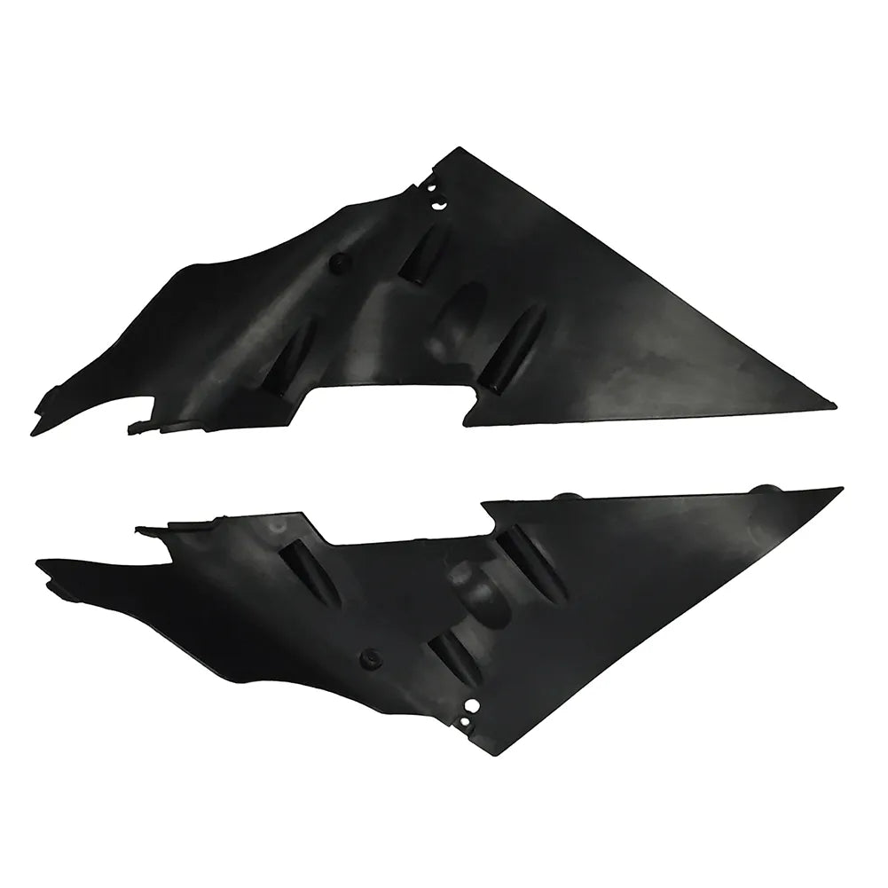 Kawasaki ZX-10R 2004-2005 Plain White Style A fairing component detail without logos-image 5