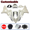 Kawasaki ZX-10R 2004-2005 Plain White Style A Fairing Kit without Logos
