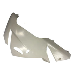 Kawasaki ZX-10R 2004-2005 Plain White Style A full fairing kit front layout without logos