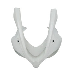 Kawasaki ZX-10R 2004-2005 Plain White Style B fairing kit side layout without logos-image 2