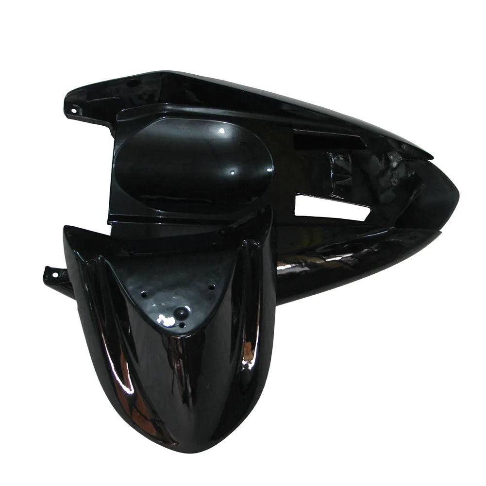 Kawasaki ZX-10R 2004-2005 Gloss Black Green rear seat cowl without logos
