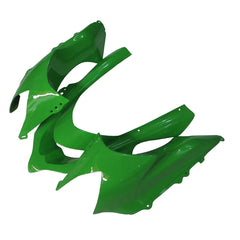 Kawasaki ZX-10R 2004-2005 Gloss Black Green front fender without logos