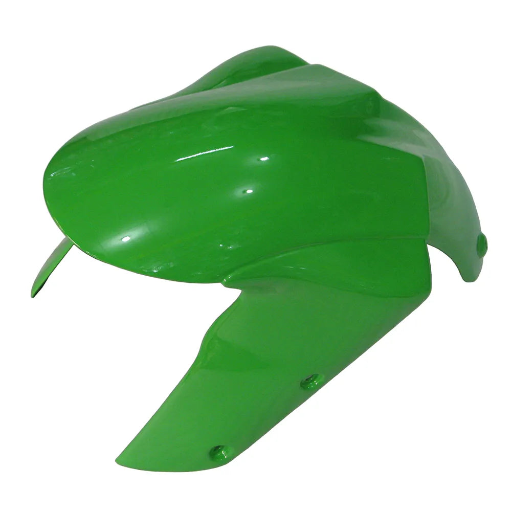 Kawasaki ZX-10R 2004-2005 Gloss Black Green right side fairing panel without logos
