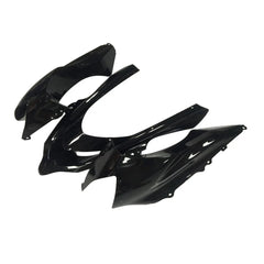 Kawasaki ZX-10R 2004-2005 Black No-Letter fairing kit side layout without logos-image 2