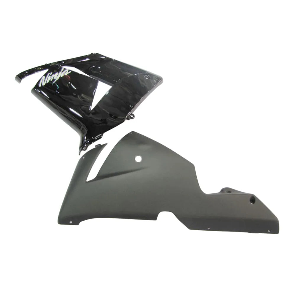 Kawasaki ZX-10R 2004-2005 Black Lettered tail fairing panel without logos
