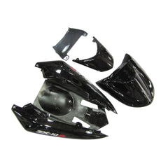 Kawasaki ZX-10R 2004-2005 Black Lettered right side fairing panel without logos
