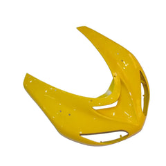 Kawasaki ZX-10R 2006-2007 Yellow Black tail fairing side panel without logos-image 1