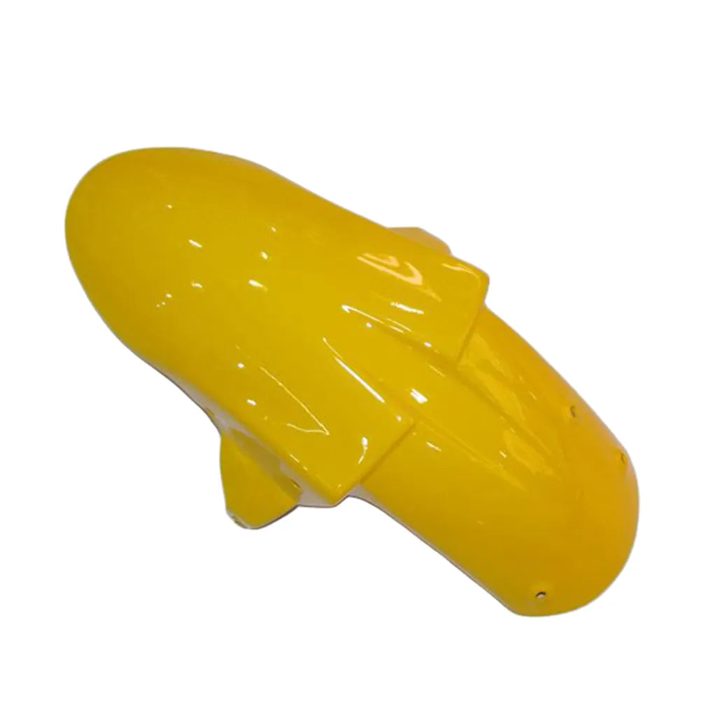 Kawasaki ZX-10R 2006-2007 Yellow Black tail fairing side panel without logos-image 2