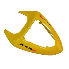 Kawasaki ZX-10R 2006-2007 Yellow Black lower side fairing panel without logos-image 2
