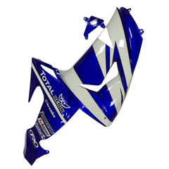 Kawasaki ZX-10R 2006-2007 Blue White Black lower side fairing panel without logos-image 1