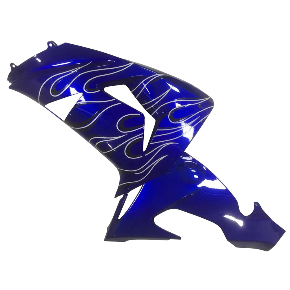 Kawasaki ZX-10R 2006-2007 Blue Flame lower side fairing panel without logos-image 2