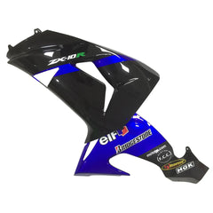 Kawasaki ZX-10R 2006-2007 Blue Black lower side fairing panel without logos-image 1