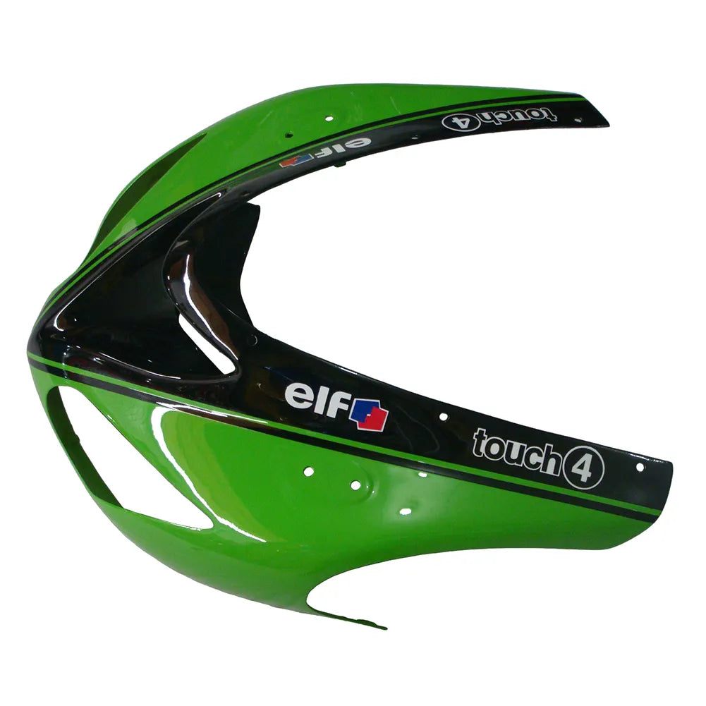 Kawasaki ZX-10R 2006-2007 Green Claw Style A right side fairing panel without logos-image 3