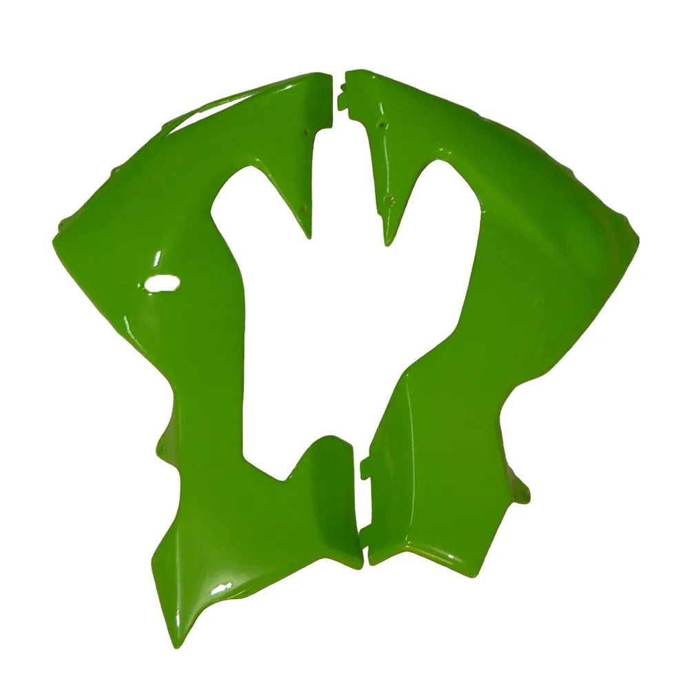 Kawasaki ZX-10R 2006-2007 Green Style A left side fairing panel without logos-image 1