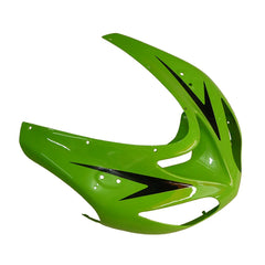 Kawasaki ZX-10R 2006-2007 Green Style A right side fairing panel without logos-image 1