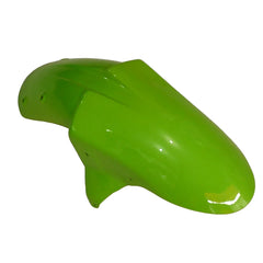 Kawasaki ZX-10R 2006-2007 Green Style A front fender top view without logos