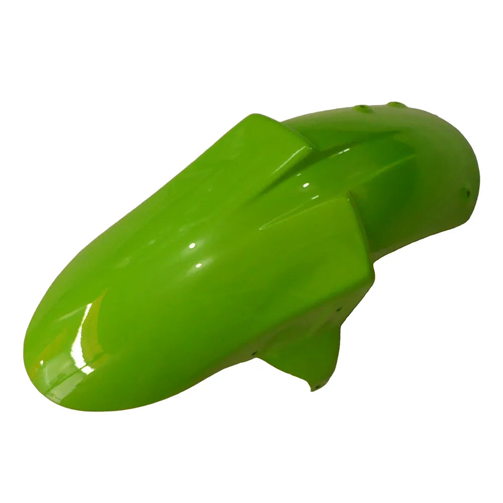 Kawasaki ZX-10R 2006-2007 Green Style A left side fairing panel without logos-image 2