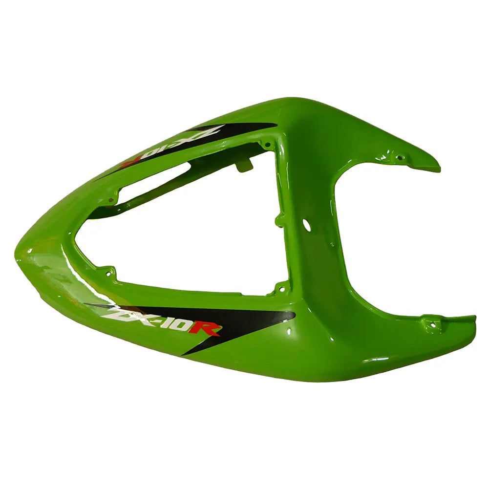 Kawasaki ZX-10R 2006-2007 Green Style A right side fairing panel without logos-image 2