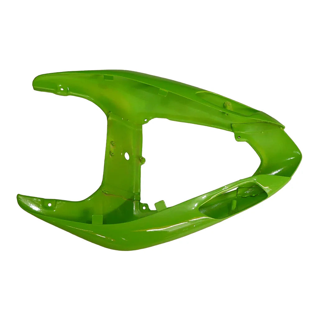 Kawasaki ZX-10R 2006-2007 Green Style A fairing kit side layout without logos