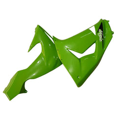 Kawasaki ZX-10R 2006-2007 Green Style A front fender side view without logos-image 2