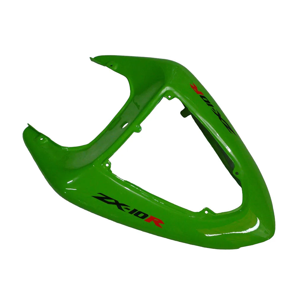 Kawasaki ZX-10R 2006-2007 Green Style B right side fairing panel without logos