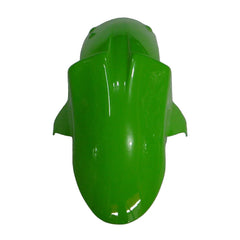 Kawasaki ZX-10R 2006-2007 Green Style B lower side fairing panel without logos-image 1