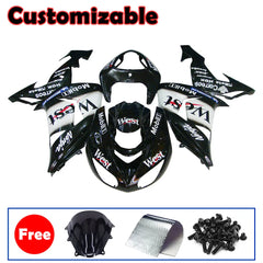 Kawasaki ZX-10R 2006-2007 WEST Edition Style A full fairing kit with accessories without logos