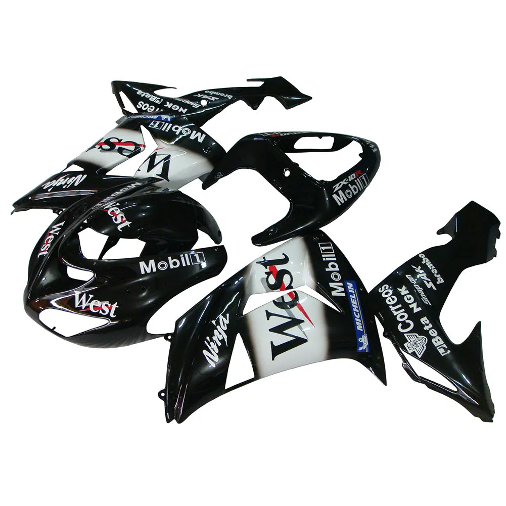 Kawasaki ZX-10R 2006-2007 WEST Edition Style A tail fairing side panel without logos-image 2