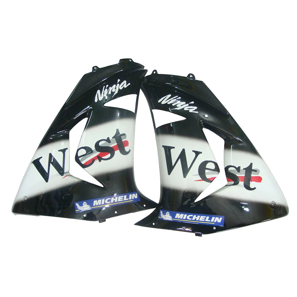 Kawasaki ZX-10R 2006-2007 WEST Edition Style A lower side fairing panel without logos-image 1