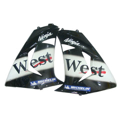 Kawasaki ZX-10R 2006-2007 WEST Edition Style A lower side fairing panel without logos-image 1