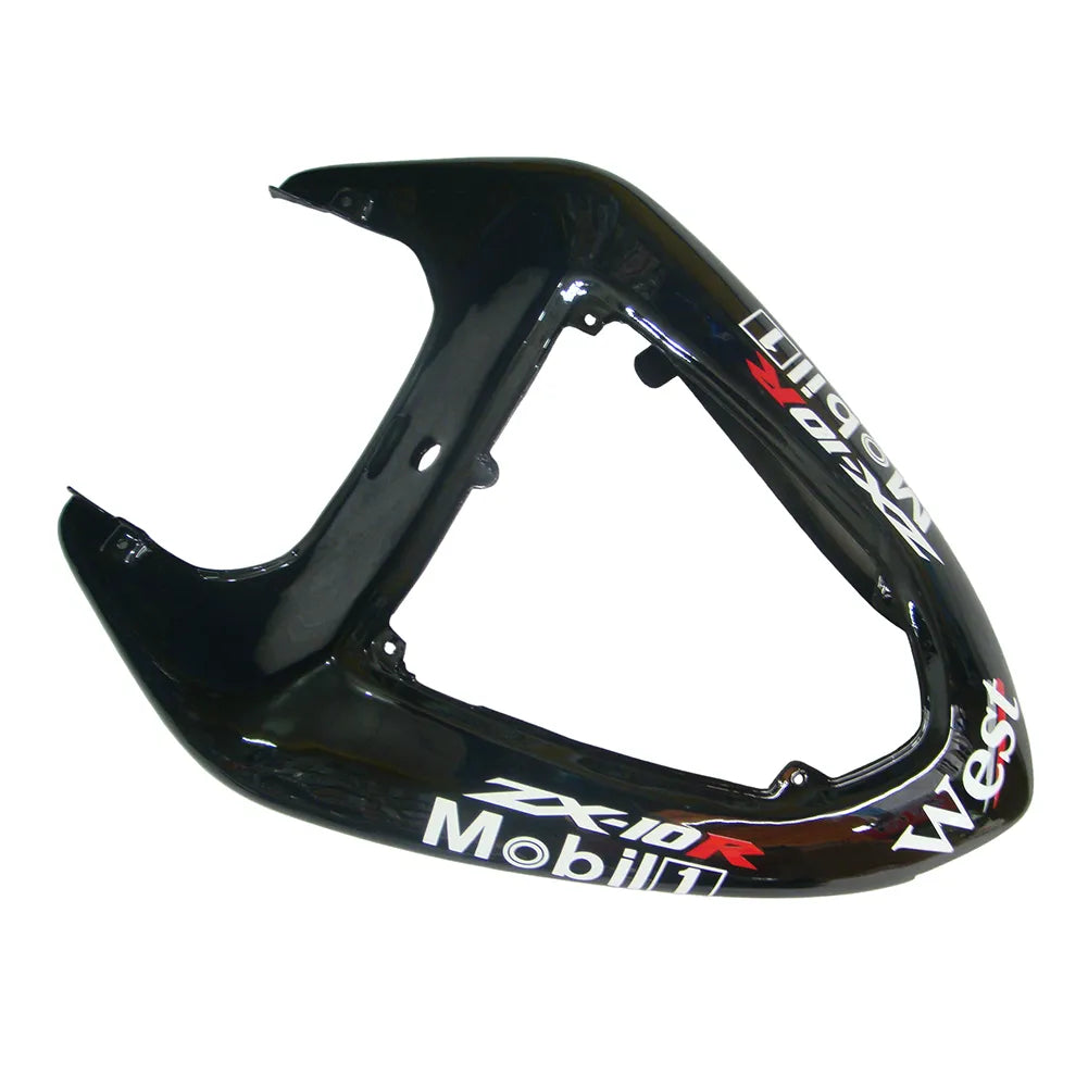Kawasaki ZX-10R 2006-2007 WEST Edition Style A front fender side view without logos-image 2