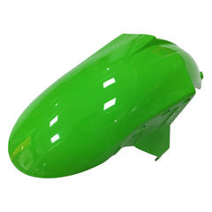 Kawasaki ZX-10R 2006-2007 Green Matte Black left side fairing panel without logos
