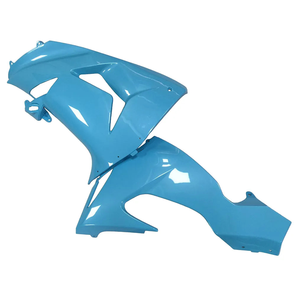 Kawasaki ZX-10R 2006-2007 Sky Blue lower side fairing panel without logos-image 1