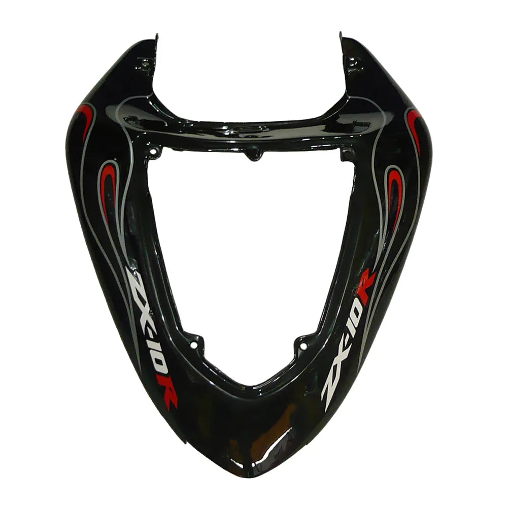 Kawasaki ZX-10R 2006-2007 Flame Line left side fairing panel without logos