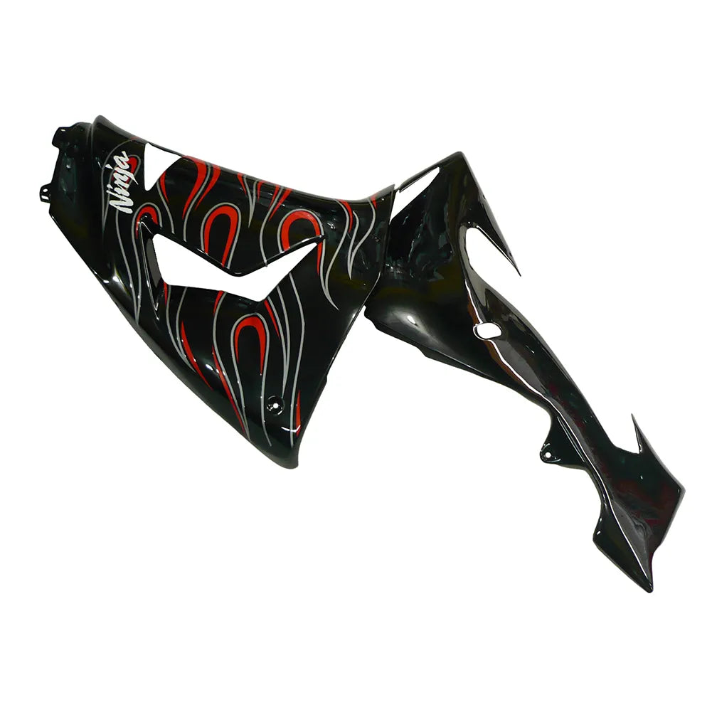 Kawasaki ZX-10R 2006-2007 Flame Line front fender side view without logos-image 1