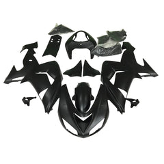Kawasaki ZX-10R 2006-2007 Matte Black tail fairing side panel without logos-image 1
