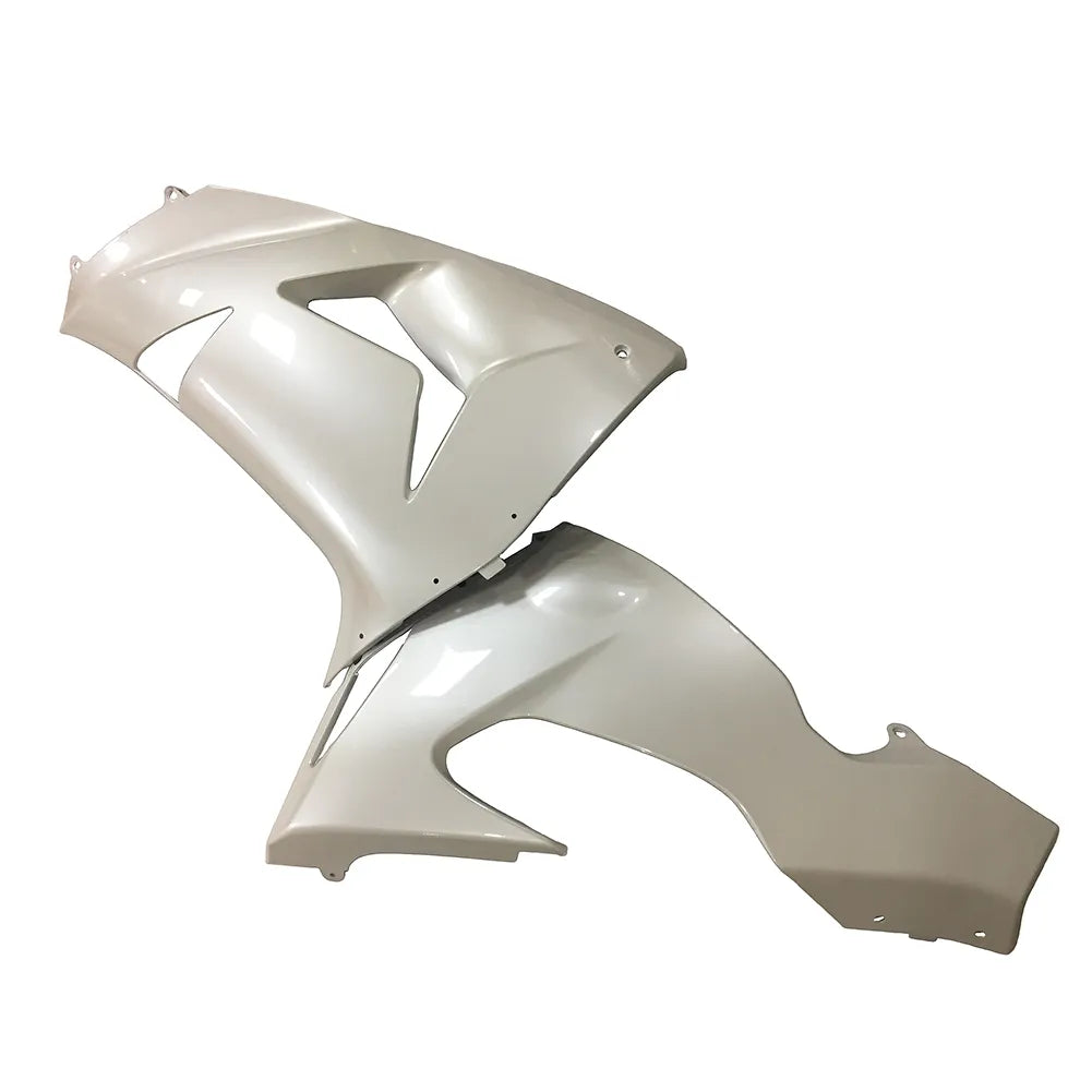 Kawasaki ZX-10R 2006-2007 Pearl White lower side fairing panel without logos-image 2